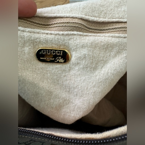 Vintage Gucci Plus Beige boston bag with charm - Picture 5 of 7